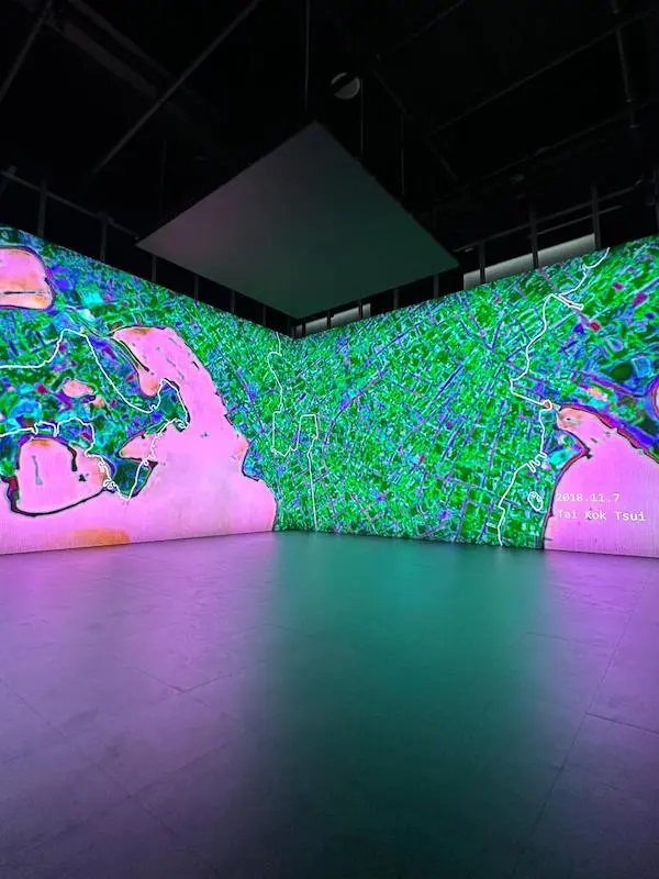 藝術家藉由AI之力，揭示大角咀於未來時光中展開的篇章。